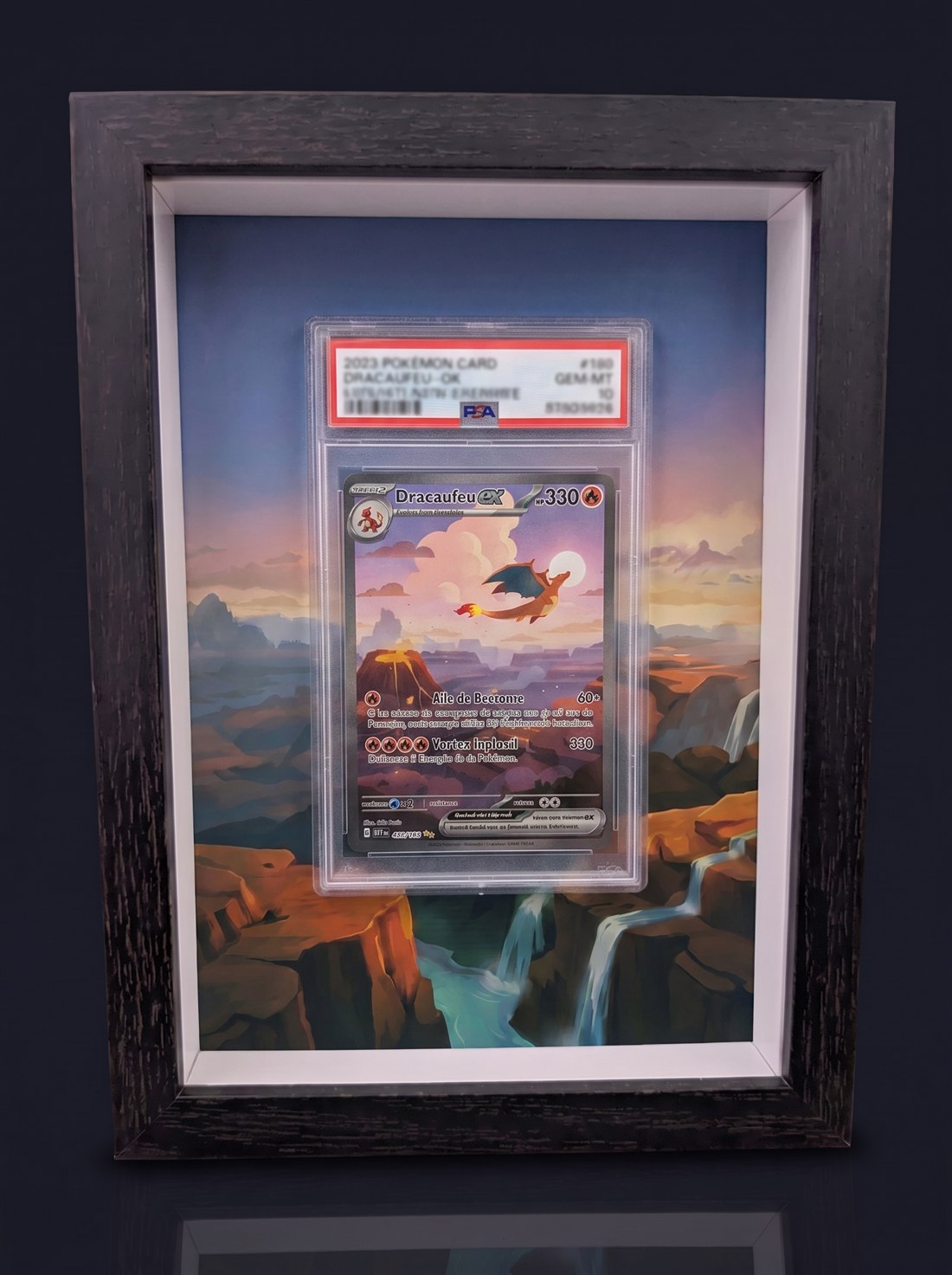 Cadre immersif 13 × 18 cm — Dracaufeu