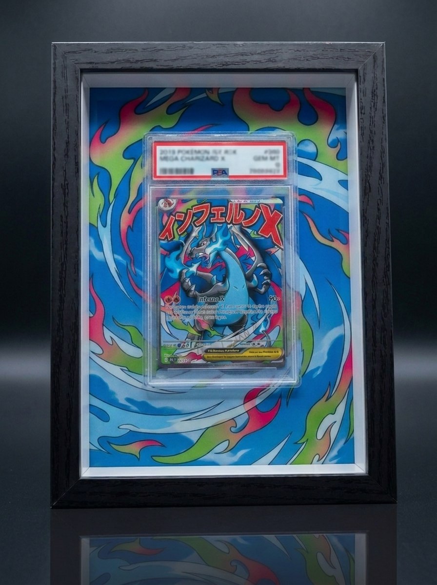 Cadre immersif 13 × 18 cm — Méga-Dracaufeu X
