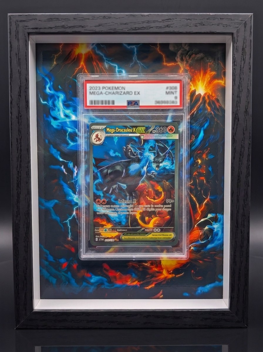 Cadre immersif 13 × 18 cm — Méga-Dracaufeu X