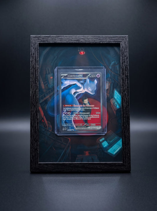 Cadre immersif 13 × 18 cm — Mewtwo ex de la Team Rocket