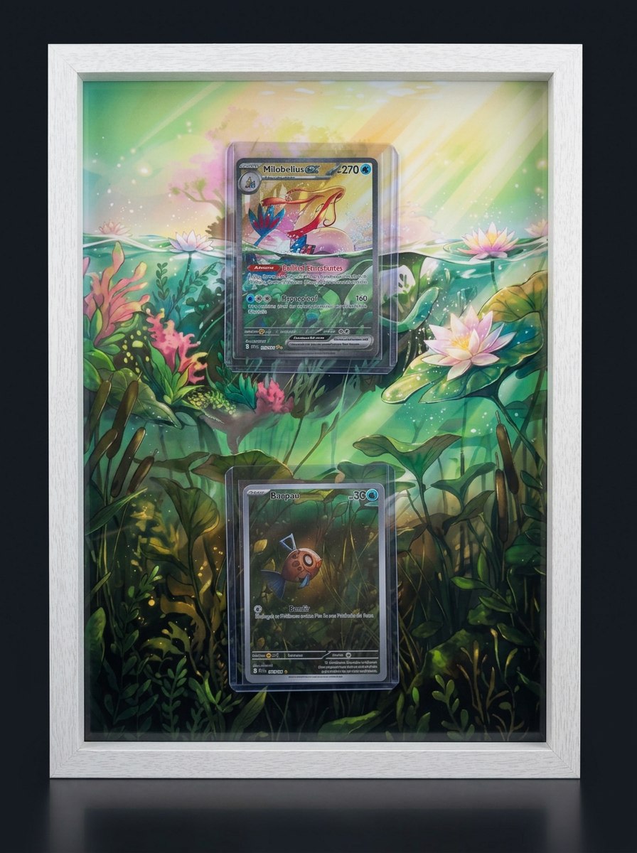 Cadre immersif A4 · 21 × 29,7 cm — Milobellus & Barpau