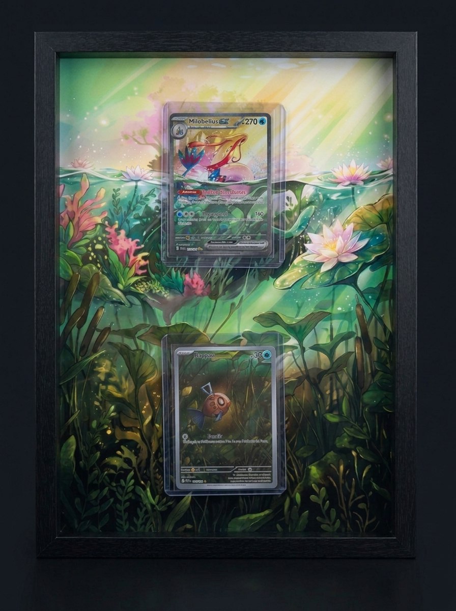 Cadre immersif A4 · 21 × 29,7 cm — Milobellus & Barpau