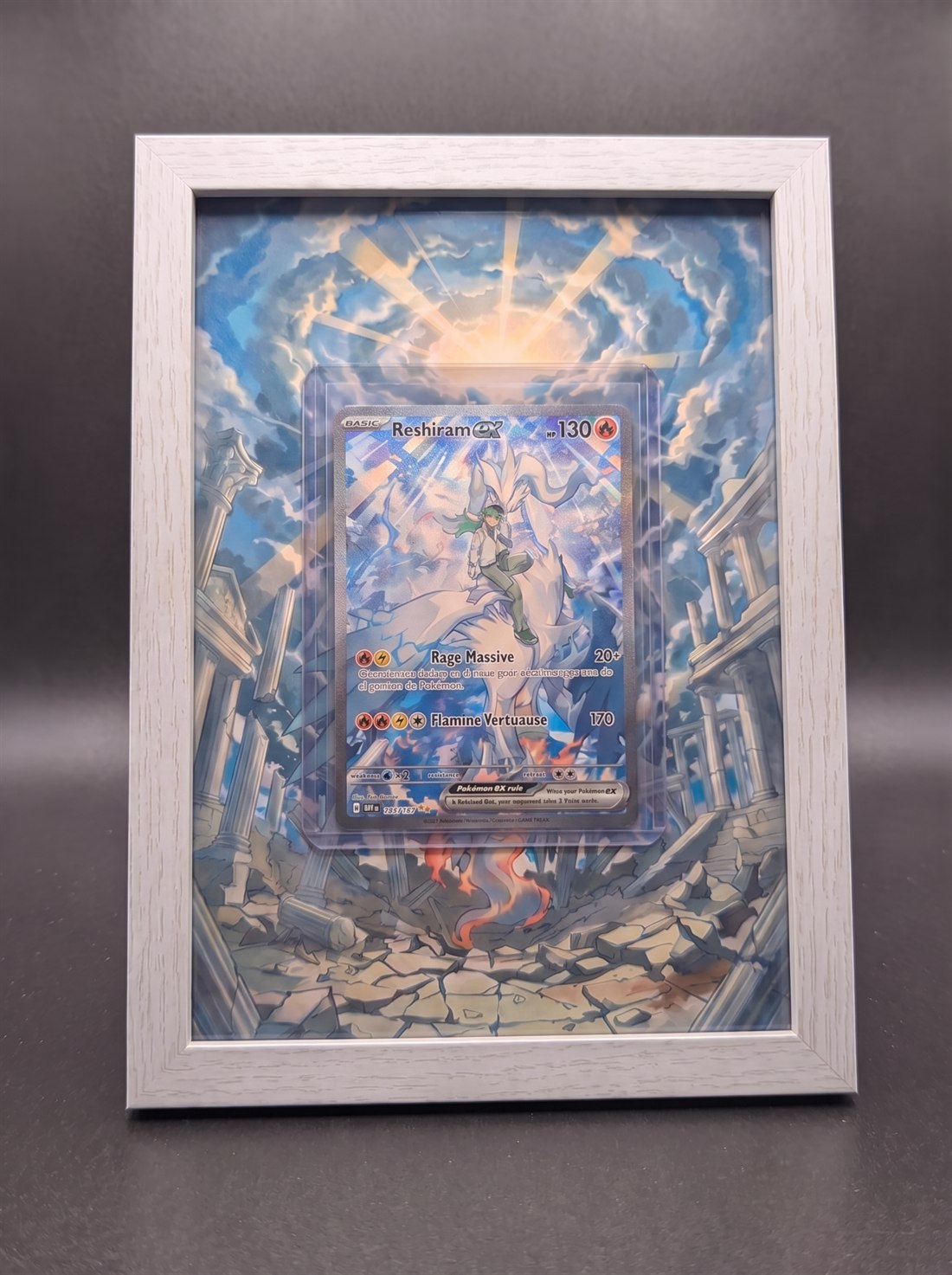 Cadre immersif 13 × 18 cm — Reshiram de N