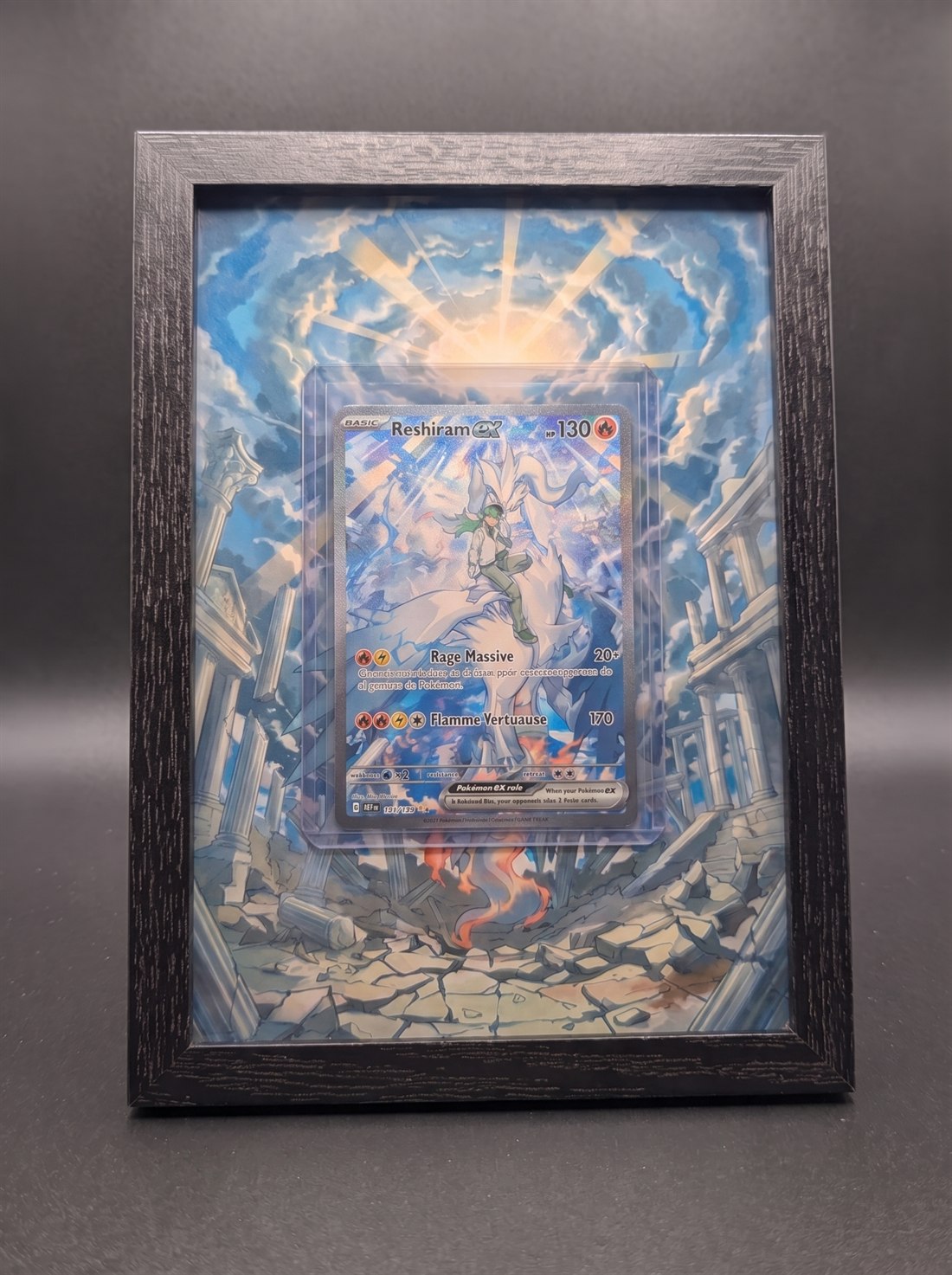 Cadre immersif 13 × 18 cm — Reshiram de N