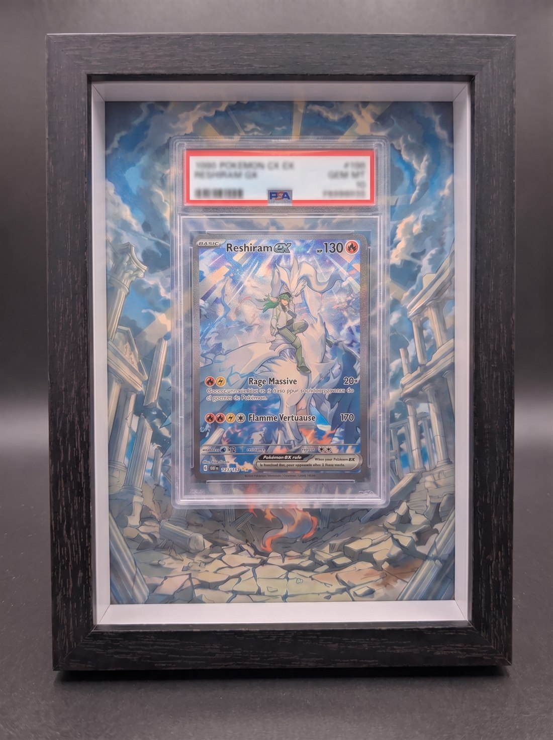 Cadre immersif 13 × 18 cm — Reshiram de N
