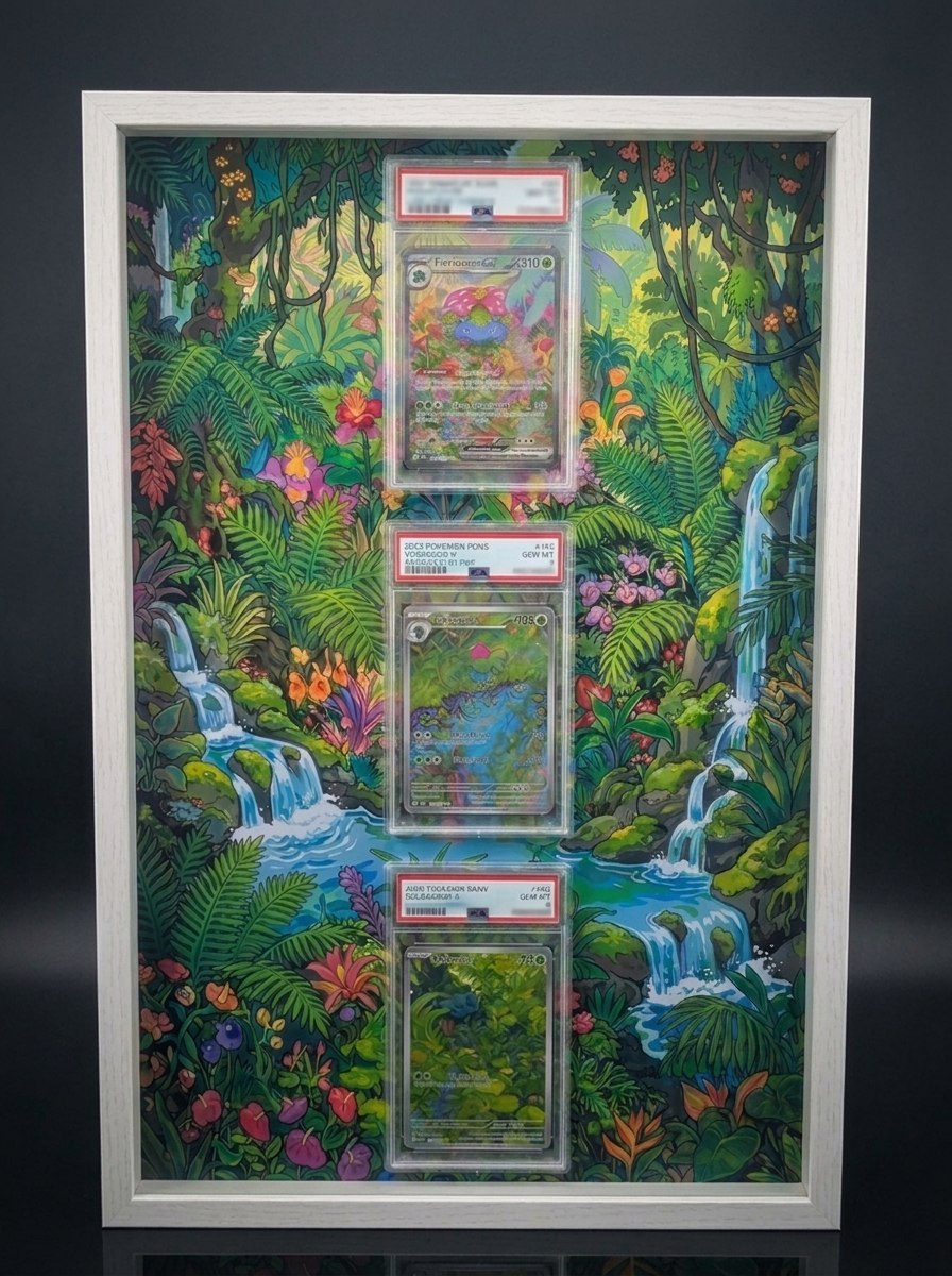 Cadre immersif 30 × 45 cm — Trio Florizarre