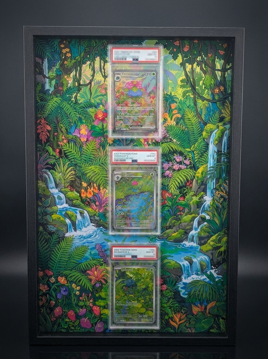 Cadre immersif 30 × 45 cm — Trio Florizarre