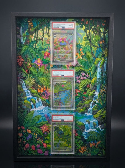 Cadre immersif 30 × 45 cm — Trio Florizarre
