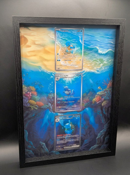 Cadre immersif A4 · 21 × 29,7 cm — Trio Tortank