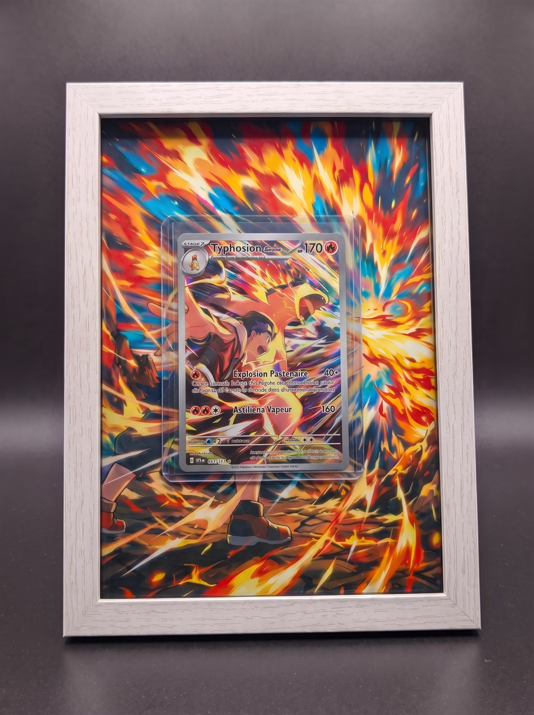 Cadre immersif 13 × 18 cm — Typhlosion de Luth